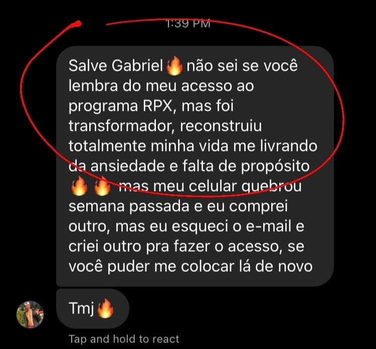 Depoimento 1